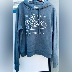 Aeropostale Heather Gray Hoodie